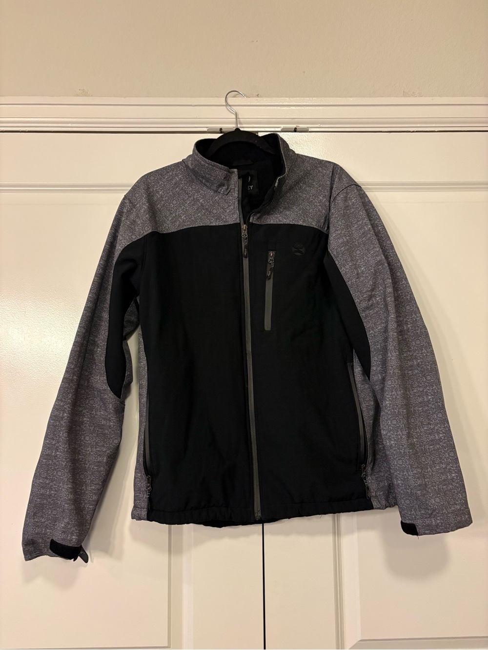 Hooey Black and Gray Performance Softshell Jacket